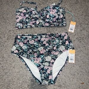 Target floral 2-Piece Bathing Suit. New with tags